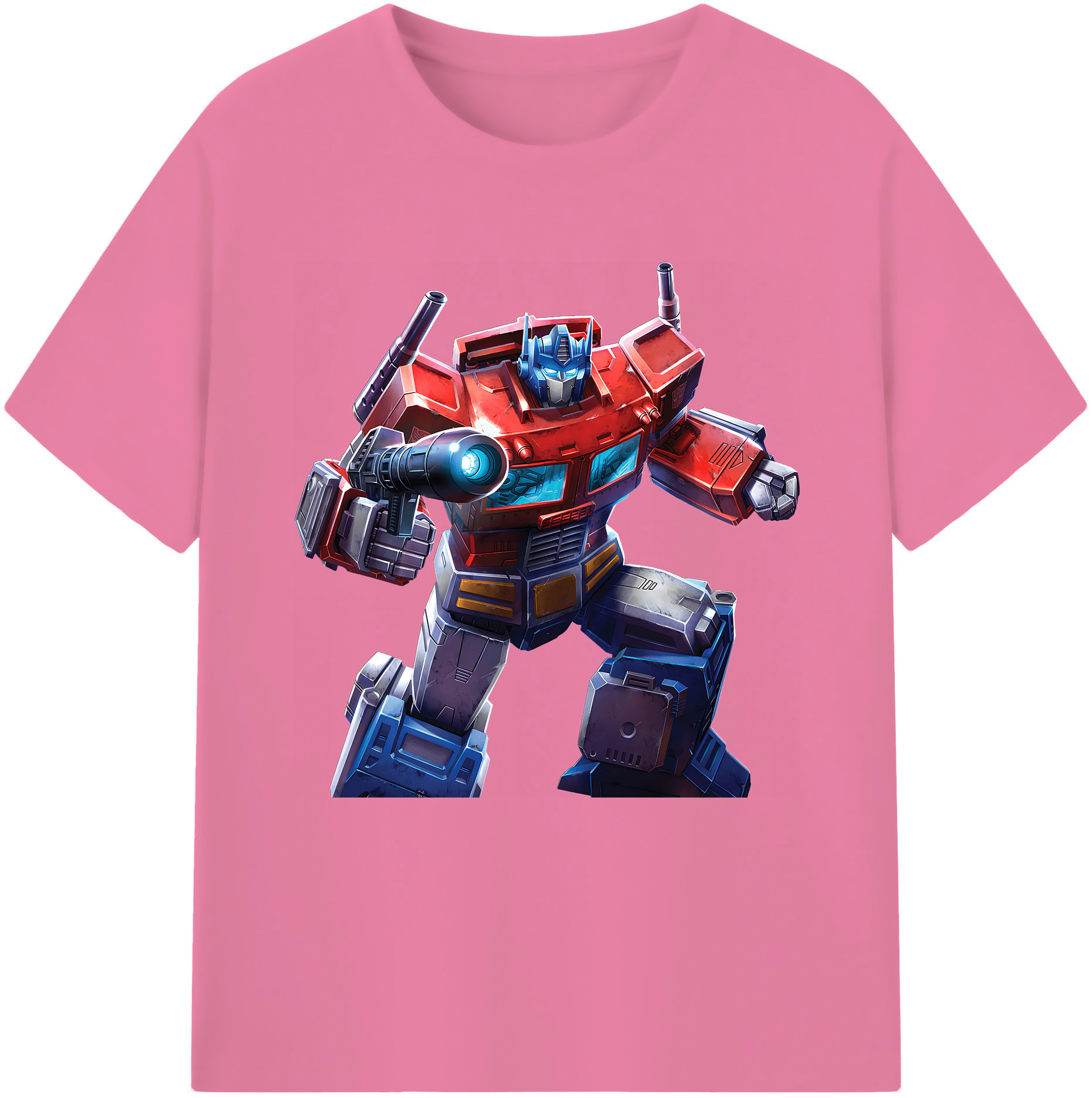 （画像用） Transformers トランスフォーマー 綿100％半袖Tシャツ（フロントプリント）